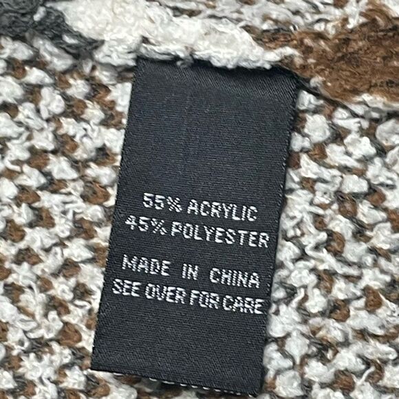 Fortune & Ivy Earth Tone Open Front Long Cardigan L - Picture 6 of 6